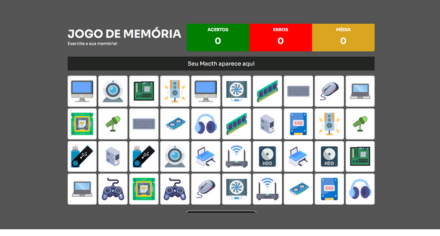 Jogo de Memória - Projeto Pessoal